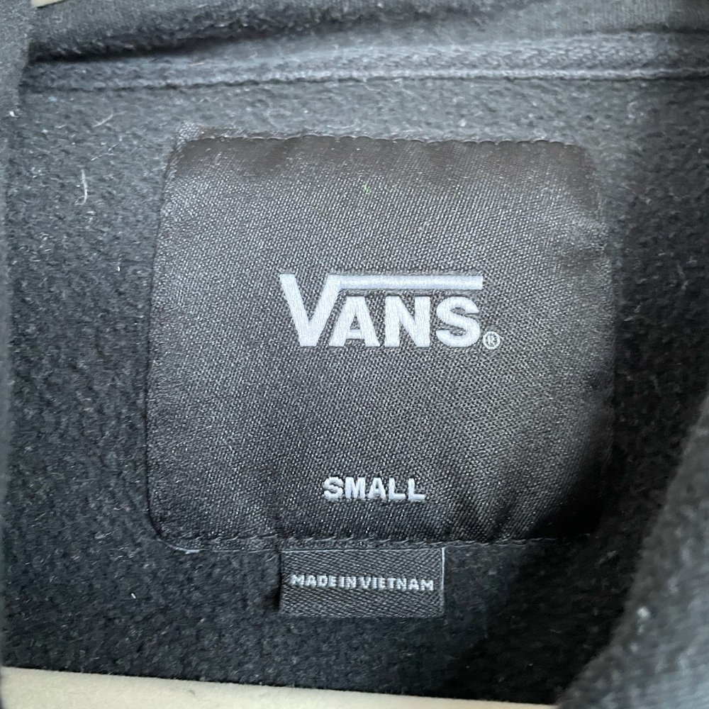 black Vans sweatshirt